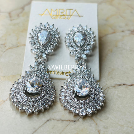 AMRITA SINGH NEW YORK Catherine CZ Cubic Zirconia Earring