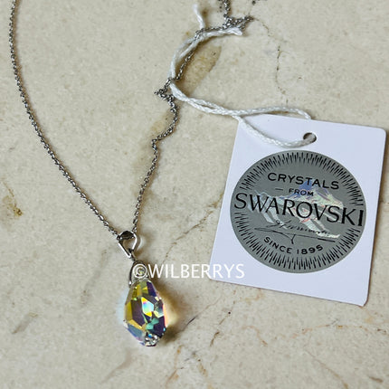 BRITISH JEWELLERS Drop Pendant, Embellished with Crystals from Swarovski®