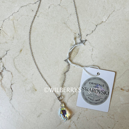 BRITISH JEWELLERS Drop Pendant, Embellished with Crystals from Swarovski®