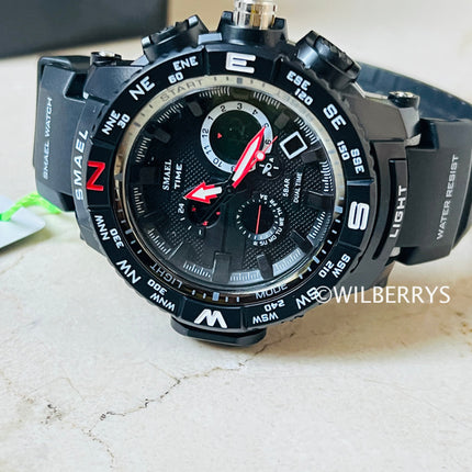 SMAEL Men's S-SHOCK Compass Watch