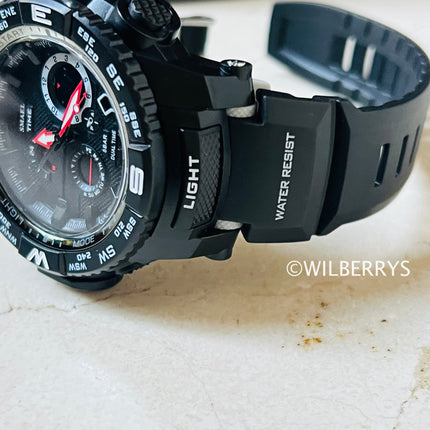 SMAEL Men's S-SHOCK Compass Watch