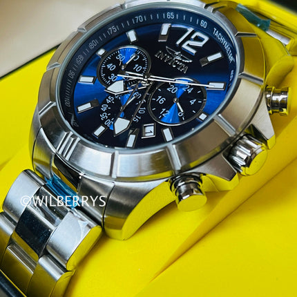 **R1.00 Auction**Invicta Men's 45mm 100M Diver **Classic Chrono** Watch