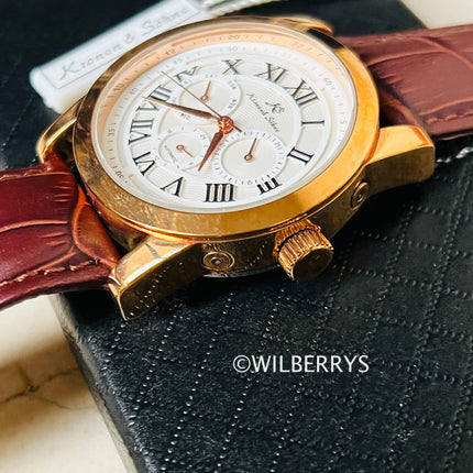 9/10 Condition KRONEN AND SOHNE Men's Classico Mechanical Automatic Watch