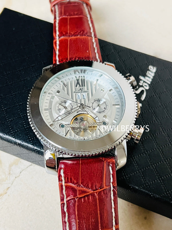 KRONEN AND SOHNE Men's Navigator Mechanical Automatic Watch