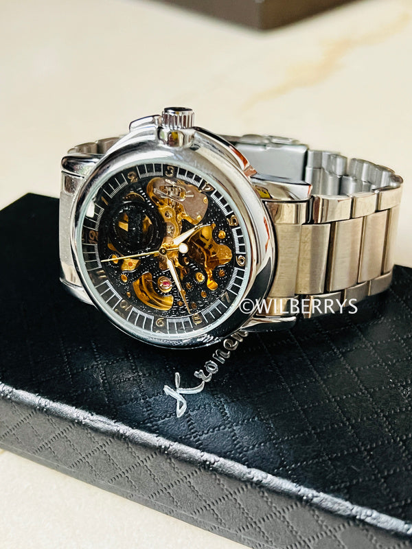 KRONEN AND SOHNE Men's Palazzo Mechanical Automatic Watch