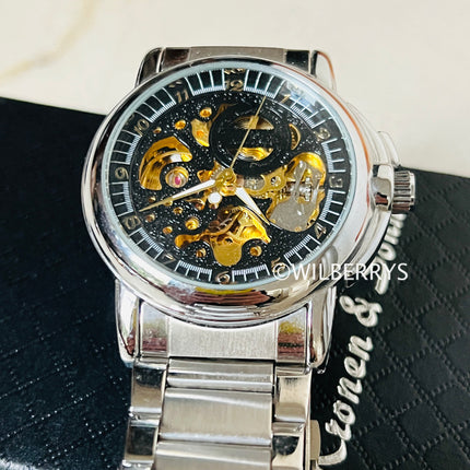 KRONEN AND SOHNE Men's Palazzo Mechanical Automatic Watch