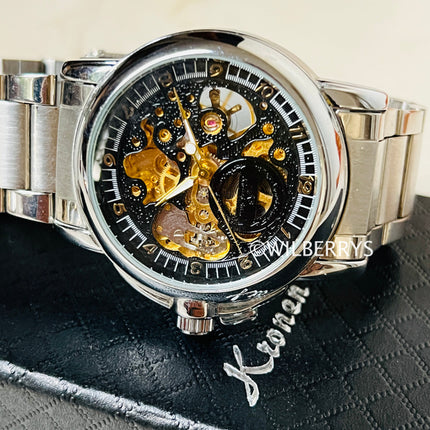 KRONEN AND SOHNE Men's Palazzo Mechanical Automatic Watch
