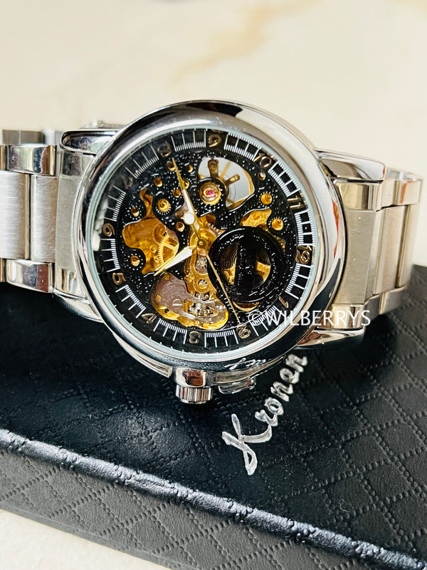 KRONEN AND SOHNE Men's Palazzo Mechanical Automatic Watch