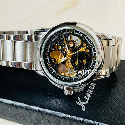 KRONEN AND SOHNE Men's Palazzo Mechanical Automatic Watch