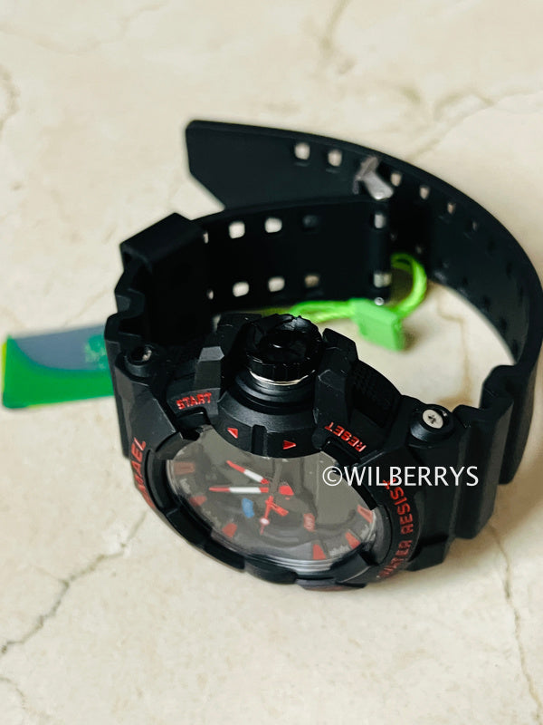 SMAEL Men's S-SHOCK Gas Mask Dual Time Watch