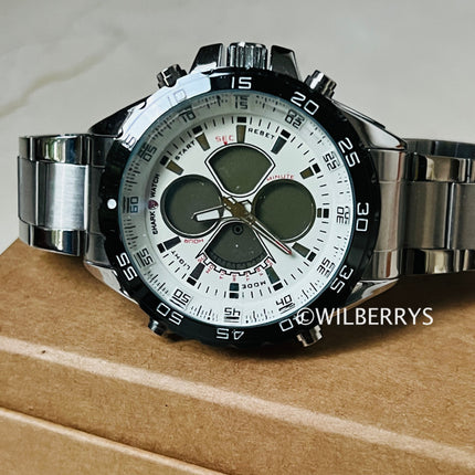 **Clearance stock** SHARK Men's Dual Timer Hammerhead Shark Watch
