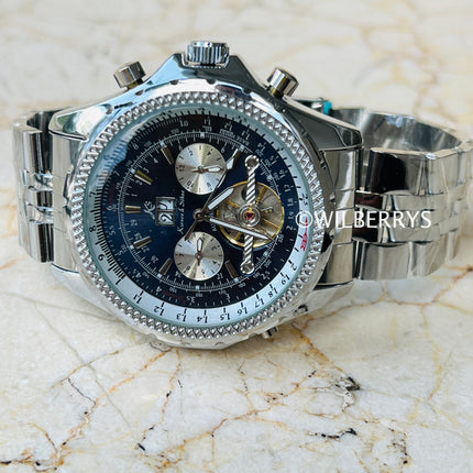 KRONEN AND SOHNE Men's 50mm Super Navigator Mechanical Automatic Watch