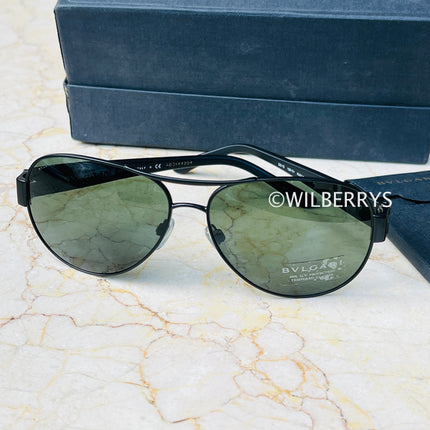 BVLGARI Men's Aviator Classic Sunglasses