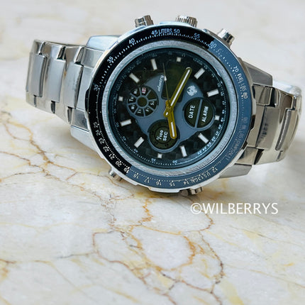 INFANTRY Men's Pilot Dual Time Watch