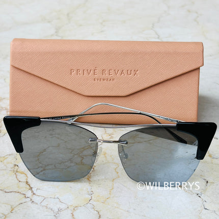 PRIVE REVAUX MADS x Madelaine Petsch / Caviar Black Palladium Sunglasses