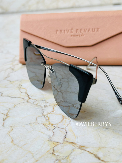 PRIVE REVAUX MADS x Madelaine Petsch / Caviar Black Palladium Sunglasses