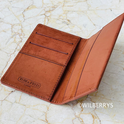 TOM & FRED Men's Manchester Vintage Brown Wallet