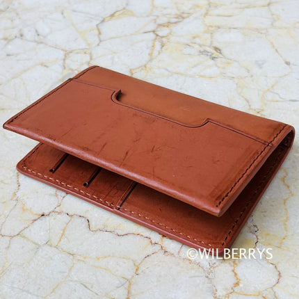 TOM & FRED Men's Manchester Vintage Brown Wallet