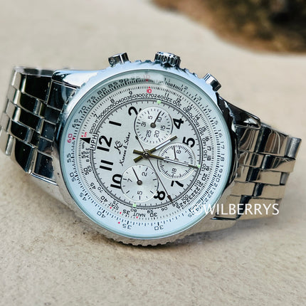 KRONEN AND SOHNE Men's Aviator Mechanical Automatic Watch