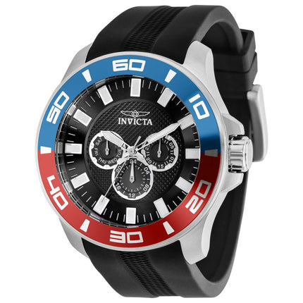 Invicta Pro Diver Men's Watch Stainless Steel Case Silicone Strap Quartz