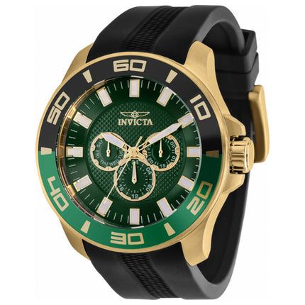 Invicta Pro Diver Men's Watch Stainless Steel Case Silicone Strap Quartz