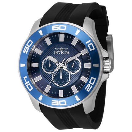 Invicta Pro Diver Men's Watch Stainless Steel Case Silicone Strap Quartz