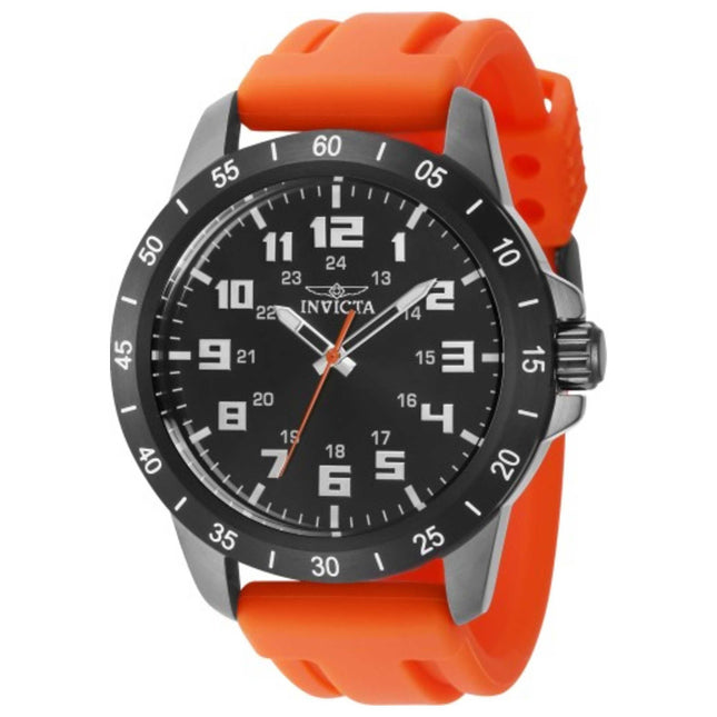 Invicta Pro Diver Men's Watch Stainless Steel Case Silicone Strap Quartz