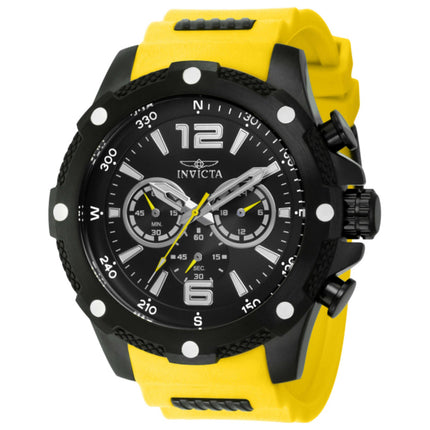 Invicta I-Force Men's Watch Stainless Steel Case Silicone Strap Quartz