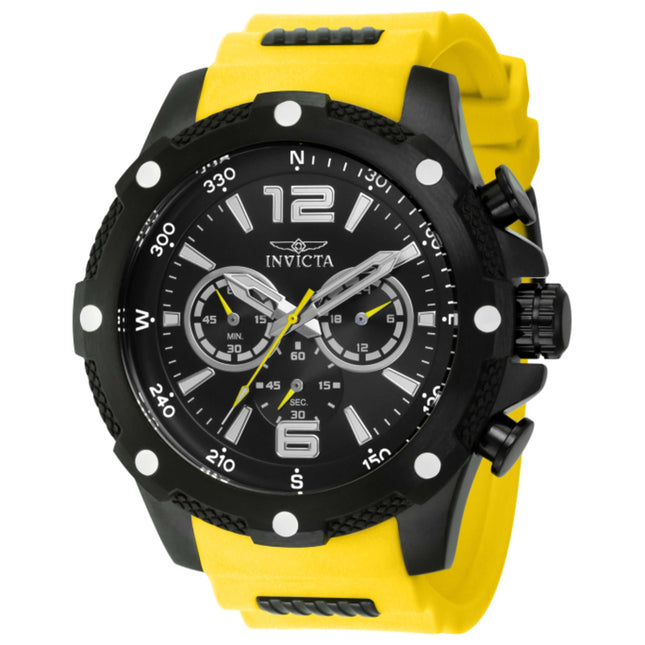 Invicta I-Force Men's 45mm Quartz Chronograph Watch with Silicone Strap