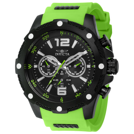Invicta I-Force Men's Watch Stainless Steel Case Silicone Strap Quartz