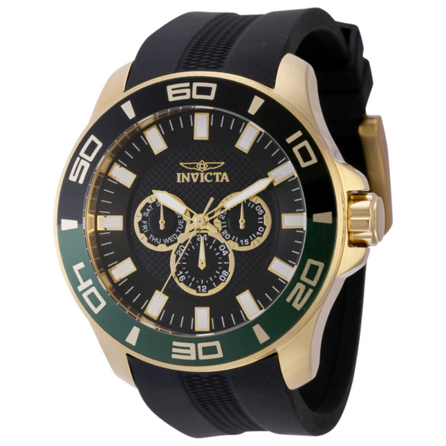 Invicta Pro Diver Men's Watch Stainless Steel Case Silicone Strap Quartz