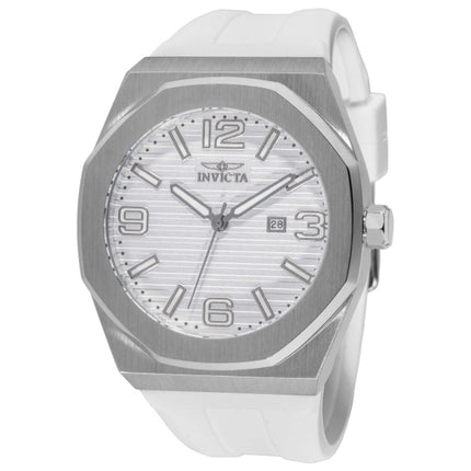 Invicta Huracan Men's Watch Stainless Steel Case Silicone Strap Quartz