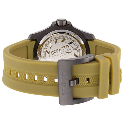 Invicta Pro Diver Men's Watch Stainless Steel Case Silicone Strap Quartz