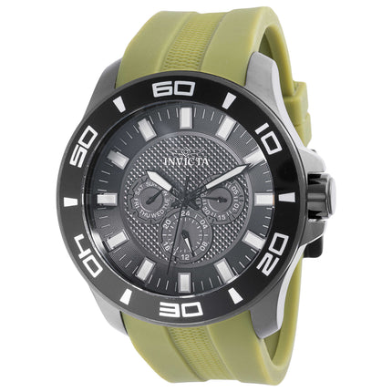 Invicta Pro Diver Men's Watch Stainless Steel Case Silicone Strap Quartz