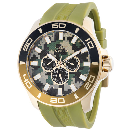 Invicta Pro Diver Men's Watch Stainless Steel Case Silicone Strap Quartz
