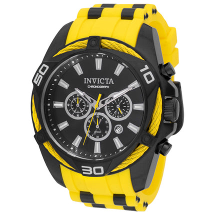 Invicta Bolt Men's Watch Stainless Steel Case Silicone Strap Quartz