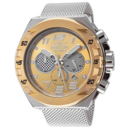 Invicta Racing Men's Stainless Steel Quartz Watch 48mm
