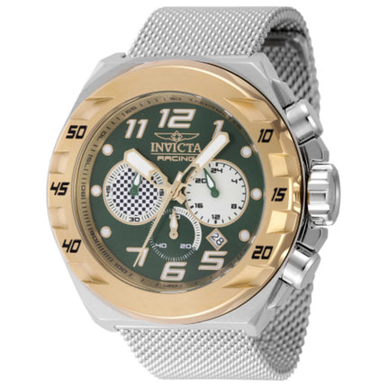 Invicta Racing Men's Watch Stainless Steel Case and Bracelet Quartz 48mm