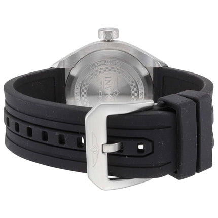 Invicta Men's Racing Watch Stainless Steel Case Silicone Strap Quartz