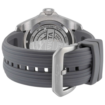 Invicta Ocean Voyage Men's Watch Stainless Steel Case Silicone Strap Quartz 48mm