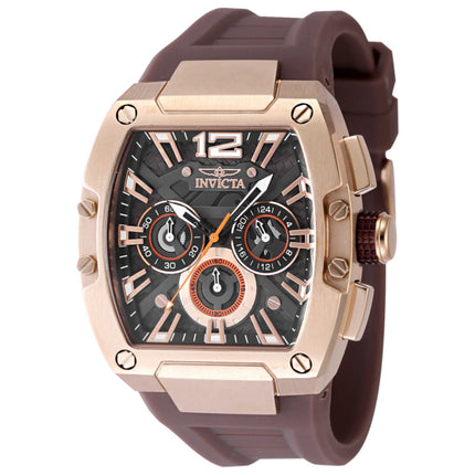 Invicta Racing Men's Watch Stainless Steel Case Silicone Strap Quartz