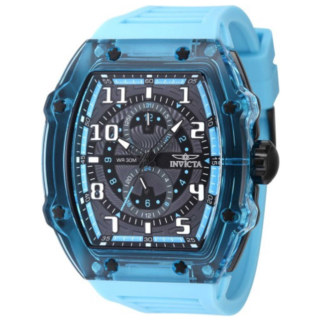 Invicta Men's Racing Watch with Silicone Strap and Plastic Case