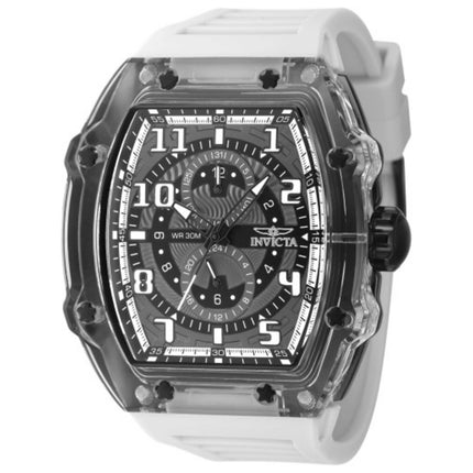 Invicta Men's Racing Watch with Silicone Strap and Plastic Case