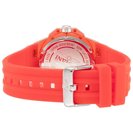 Invicta Racing Men's Watch with Silicone Strap and Plastic Case