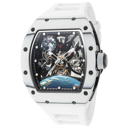Invicta S1 Rally Men's Automatic Watch with Carbon Fiber Case and Silicone Strap