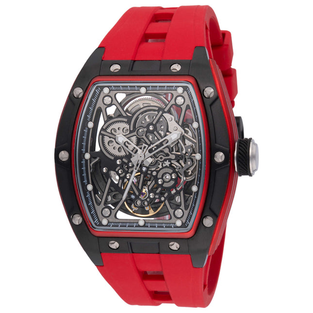 Invicta S1 Rally Men's Automatic Watch Stainless Steel Case Silicone Strap