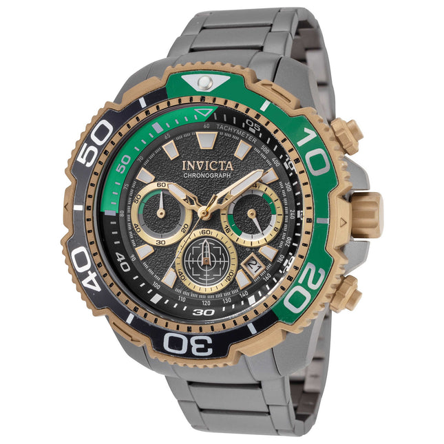 Invicta TI-22 Men's Watch Stainless Steel and Titanium Case and Bracelet Quartz