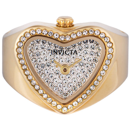 Invicta Mini Angel Women's Quartz Ring Stainless Steel Case