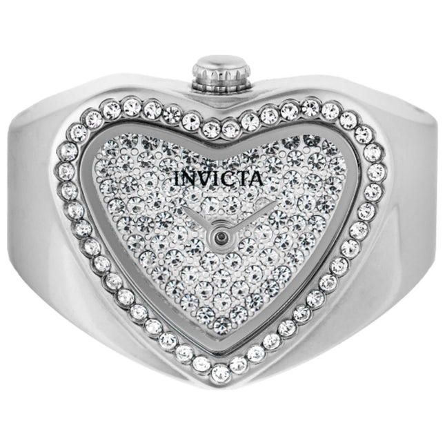 Invicta Mini Angel Women's Stainless Steel Ring Watch Quartz Movement