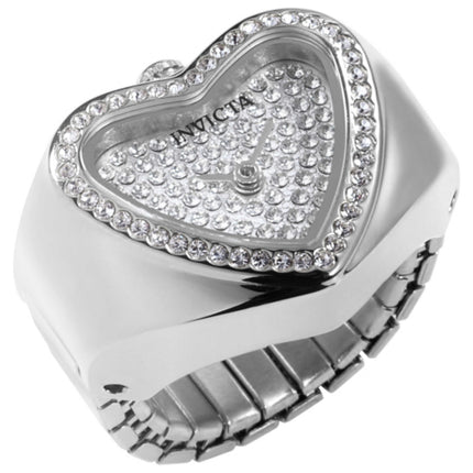 Invicta Mini Angel Women's Quartz Ring Stainless Steel Case